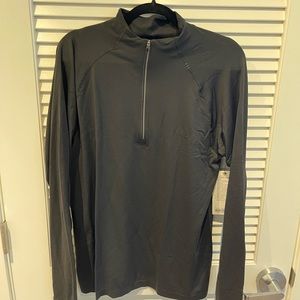 Mens lululemon NWT metal vent tech 1/2 zip size L